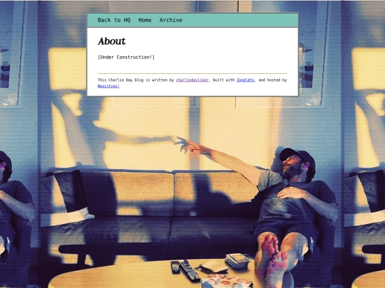 blog/about screenshot