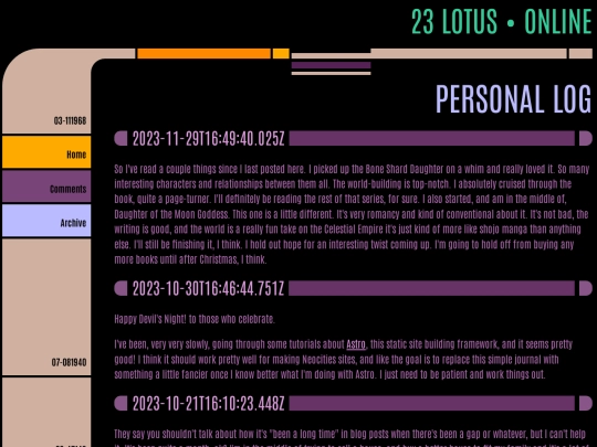 journal screenshot