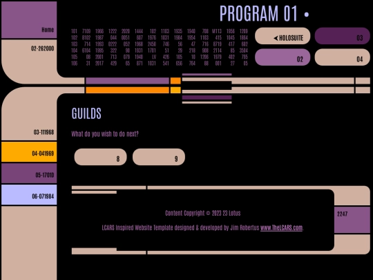 program-01/guilds screenshot