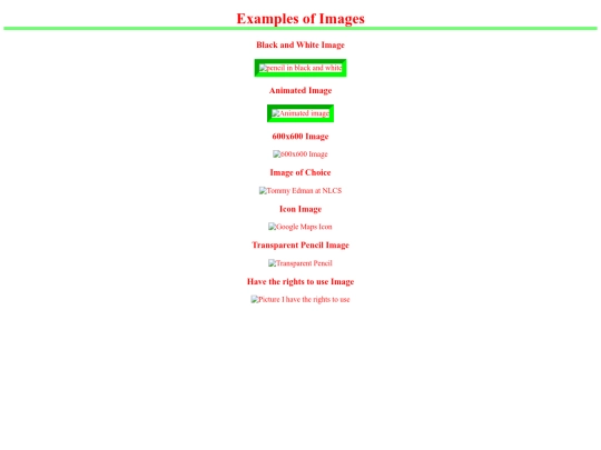 imageexamples screenshot