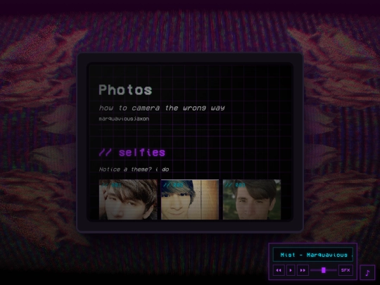 Selfies screenshot