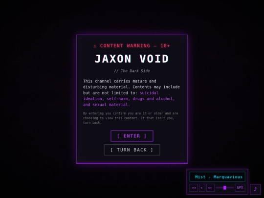 jaxonvoid screenshot