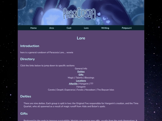 lore screenshot