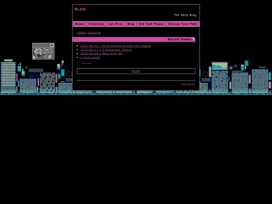 blog screenshot
