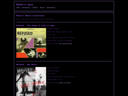 collection screenshot