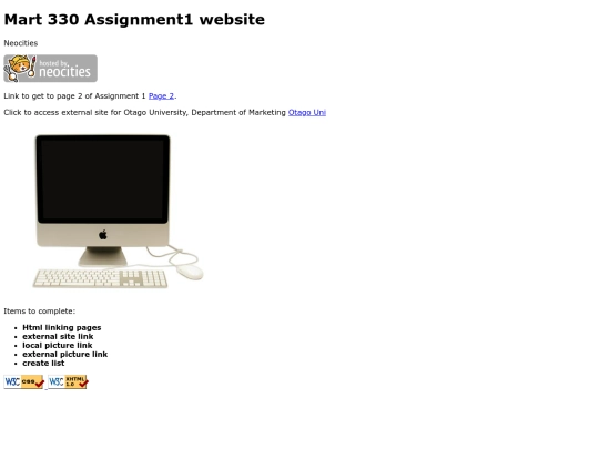 Assignment1 screenshot