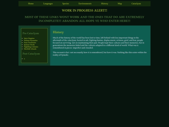 history screenshot