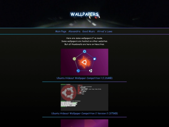 wallpapers screenshot