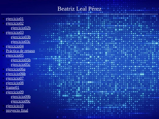 index screenshot