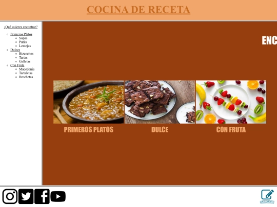 prácticas/proyecto final/cocinadereceta screenshot