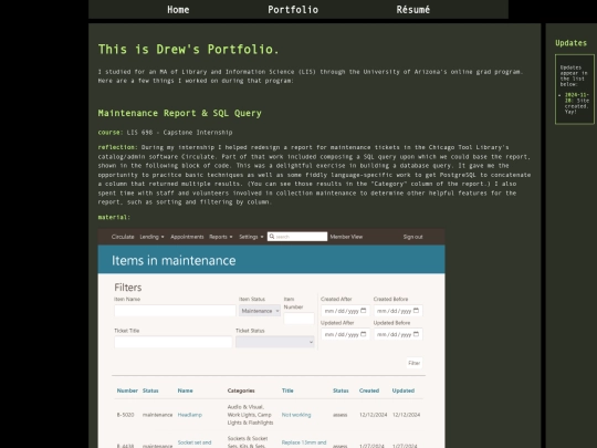drewSite-Portfolio screenshot