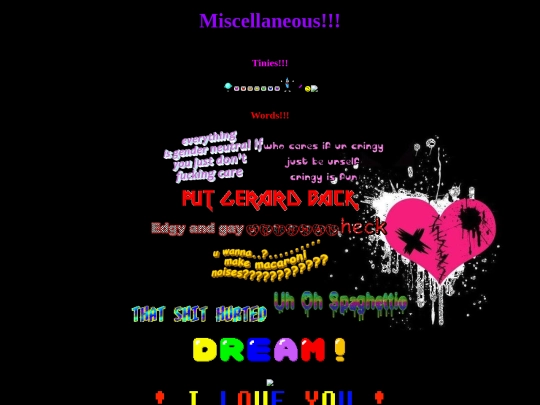miscellaneous screenshot