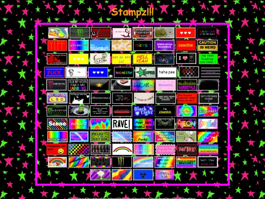 stamps screenshot