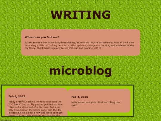TESTmicroblogTEST screenshot