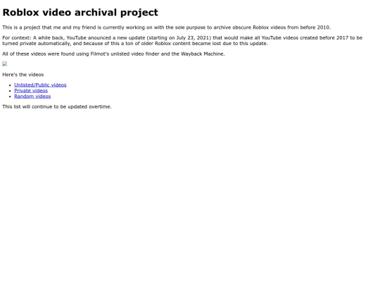 archive screenshot