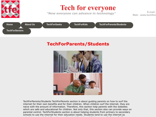Techforparentsandstudents screenshot