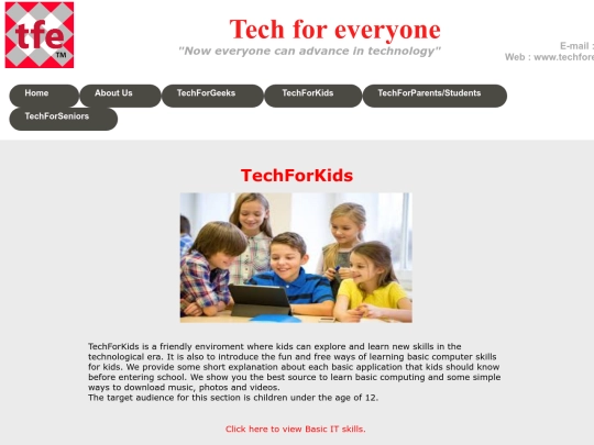 techforkids screenshot