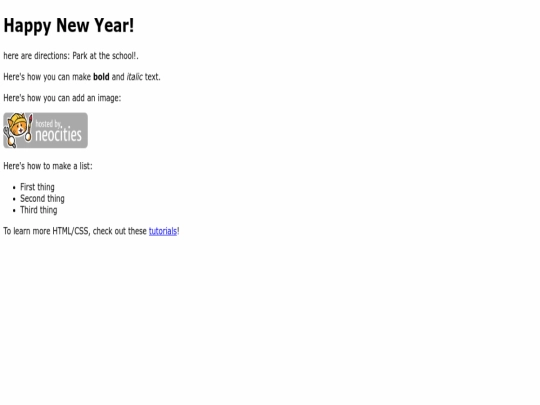 index screenshot