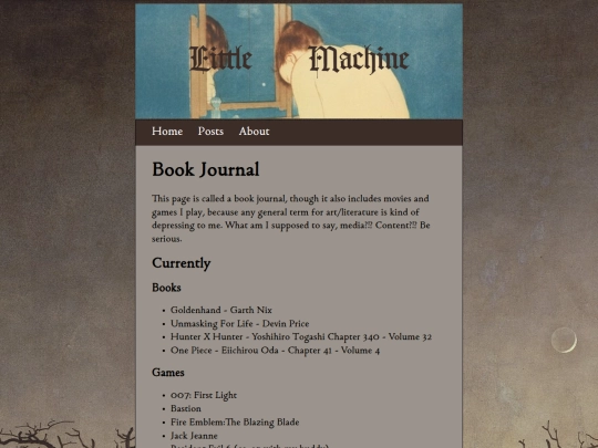 bookjournal screenshot