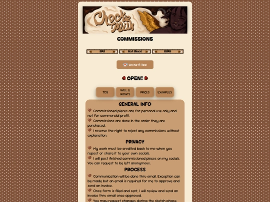 info screenshot