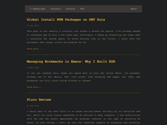 index screenshot