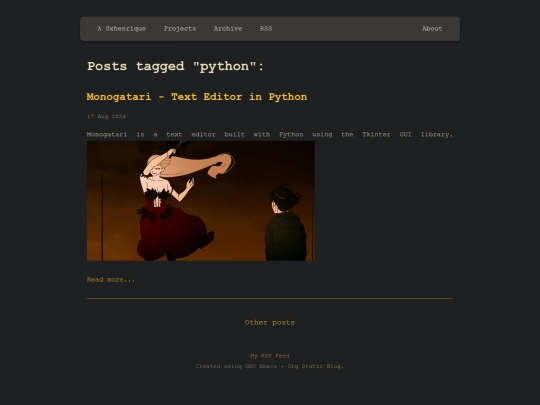 tag-python screenshot