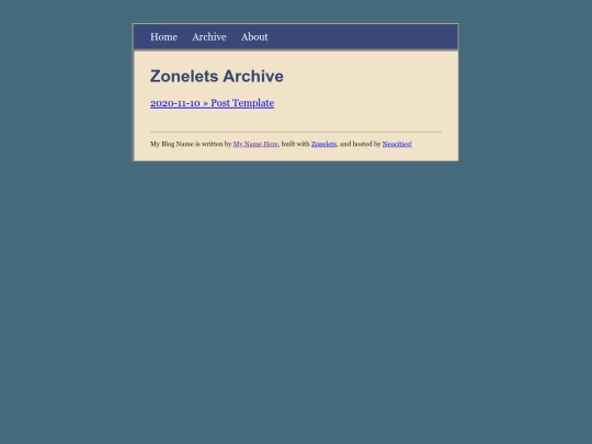 archive screenshot