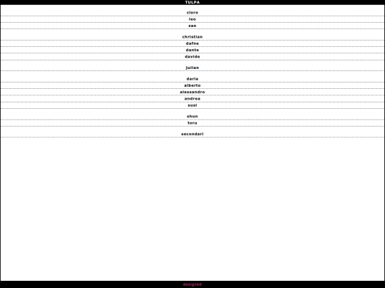 menu screenshot