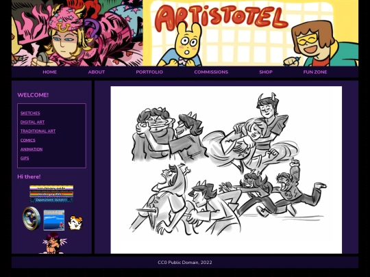portfolio/sketches screenshot