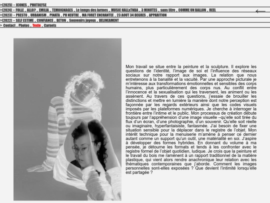 texte screenshot