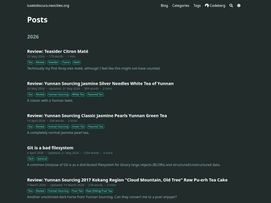 posts screenshot