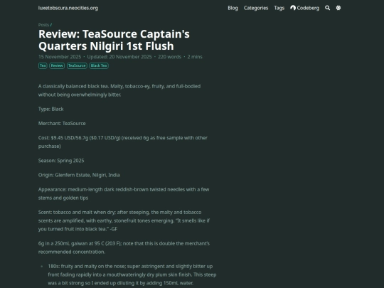 posts/tsrc-captains-quarters-nilgiri-1st-flush screenshot