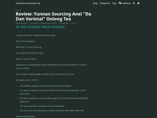 posts/ys-anxi-da-dan-varietal-oolong-tea screenshot