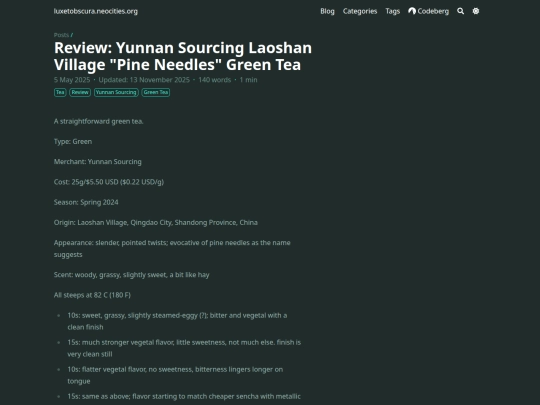 posts/ys-laoshan-village-pine-needles-green-tea screenshot