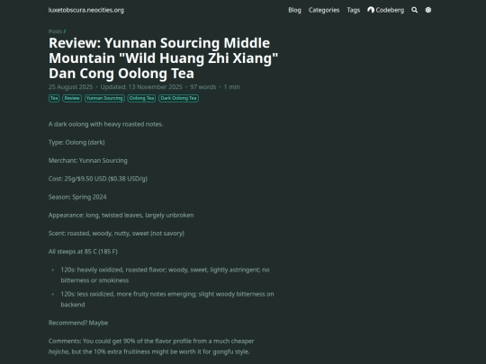 posts/ys-middle-mountain-wild-huang-zhi-xiang-dan-cong-oolong-tea screenshot