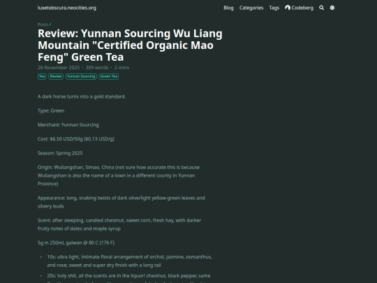 posts/ys-wu-liang-mountain-certified-organic-mao-feng-green-tea screenshot