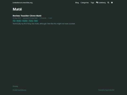 tags/maté/page/1 screenshot