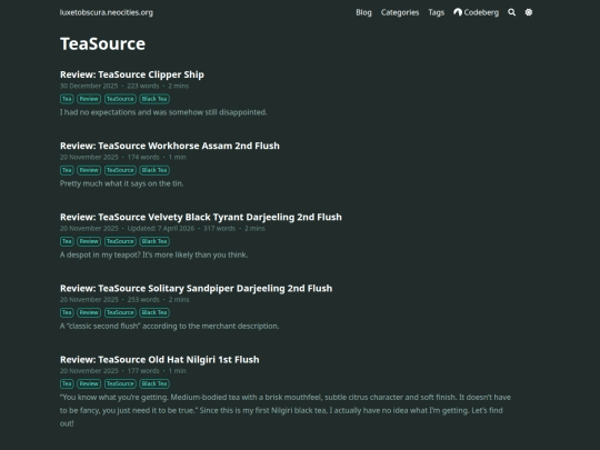 tags/teasource screenshot