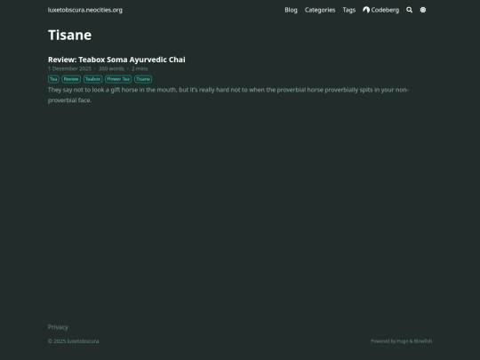 tags/tisane/page/1 screenshot