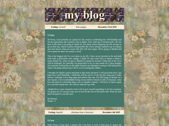 blog screenshot