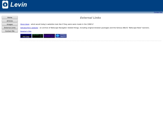 links screenshot
