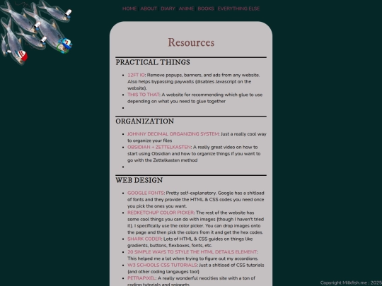 resources screenshot