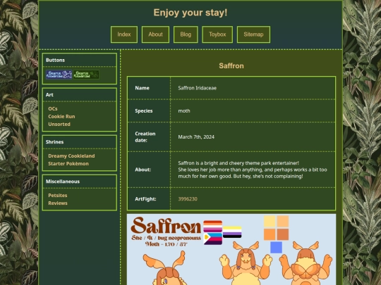 gallery/ocs/saffron screenshot