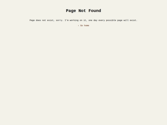 not_found screenshot