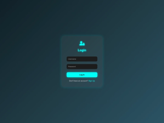 login screenshot