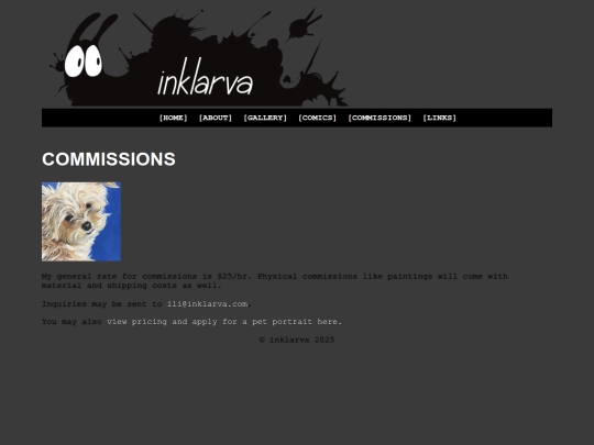 commissions screenshot