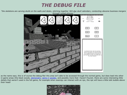 debug screenshot
