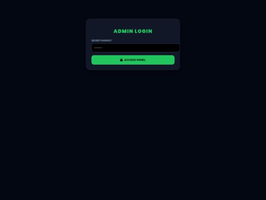 ptc/admin screenshot