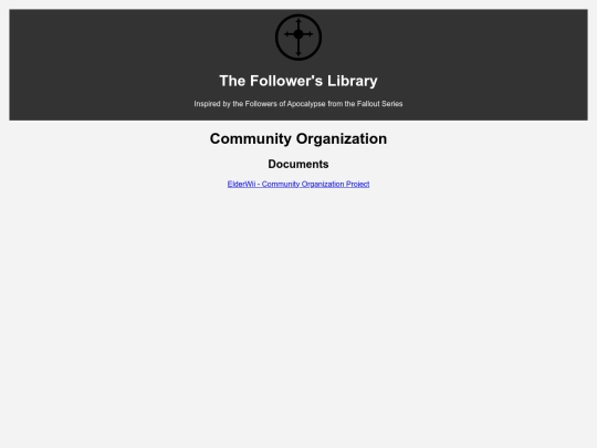 Community Organization screenshot
