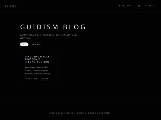 blog screenshot